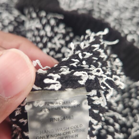 Calvin Klein Eyelash Textured Knee Length Pencil Skirt Large Black Cozy Office - Picture 5 of 7